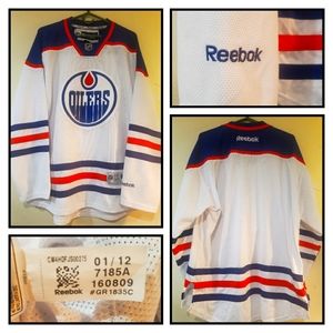 REEBOK 2012 NHL EDMONTON OILERS JERSEY (BLANK).